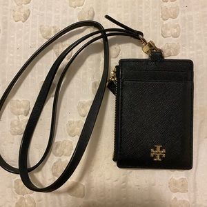 Tory Burch lanyard wallet